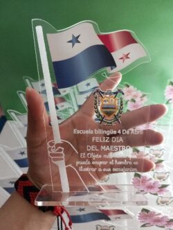 Reconocimiento Bandera de 7" de Alto